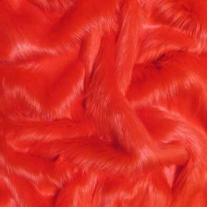 Luxury Shag Fur BigZ - Fire Red