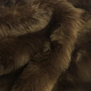 Light Brown Short Shag Faux Fur Fabric