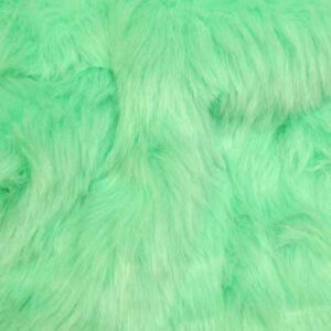 Mint Short Shag Faux Fur Fabric