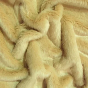 Blonde Short Shag Faux Fur Fabric