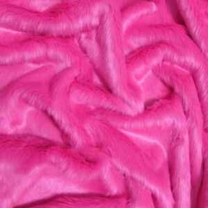 Fuchsia Short Shag Faux Fur Fabric