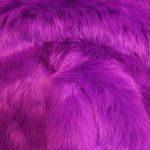 Grape Short Shag Faux Fur Fabric