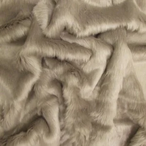 Oyster Short Shag Faux Fur Fabric