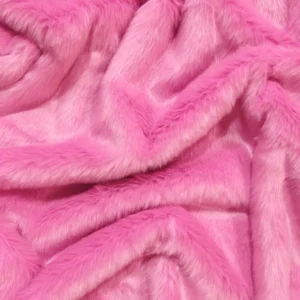 Bubble Gum Short Shag Faux Fur Fabric