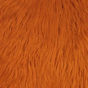 Amber Solid Mongolian Long Pile Faux Fur