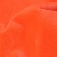 Neon Coral Minky Solid Baby Soft Fabric