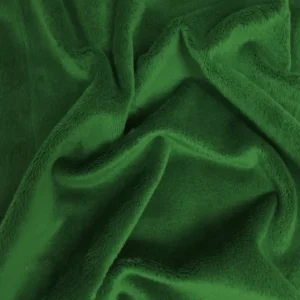 Emerald Green Minky Solid Baby Soft Fabric